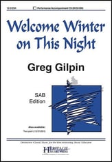 Welcome Winter on This Night SAB choral sheet music cover